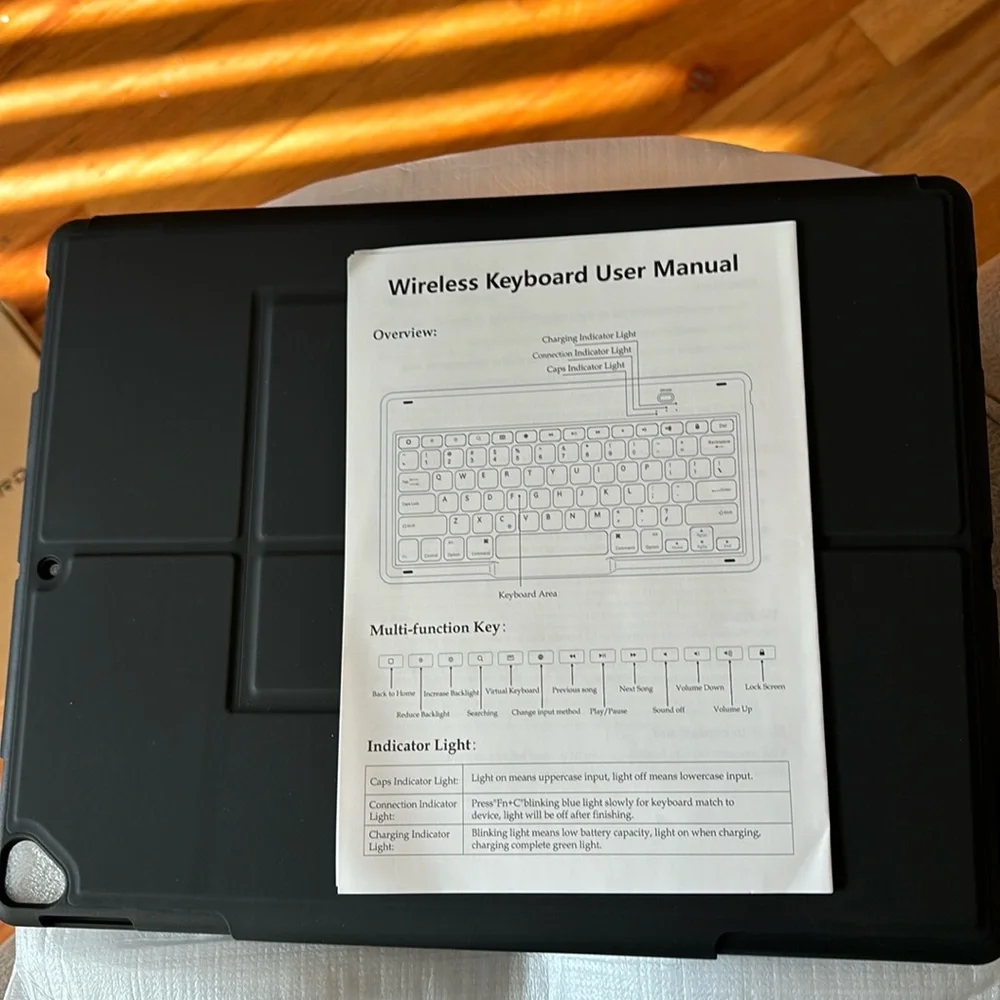 Sounwill iPad Pro 12.9 inch wireless keyboard case